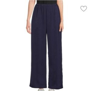 Lea & Viola wide leg satin pant